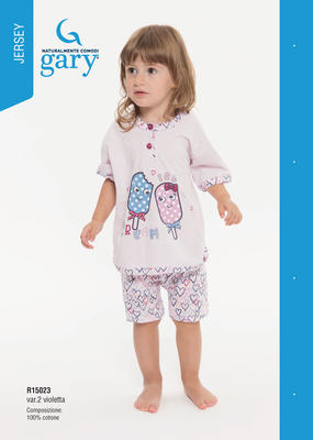 PIGIAMA NEONATA M/M R15023 Ingrosso Pigiami 0/16 Anni Tellini S.r.l.